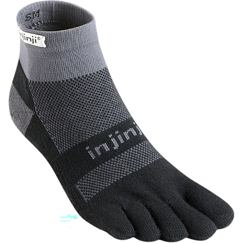 

Носки Run Midweight Mini Crew Injinji, черный