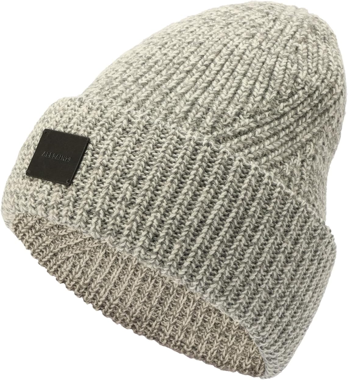 

Женская дорожная шапка AllSaints Rib Marl Beanie, Grey Marl/Chalk