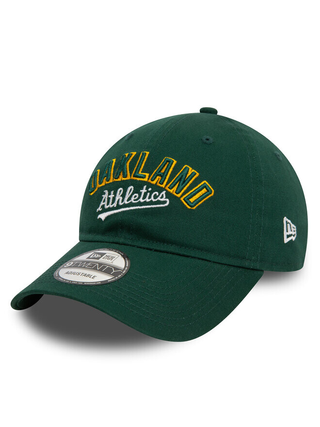 

Бейсболка New Era Mlb Wordmark 920 Athletics 60503513, зеленый