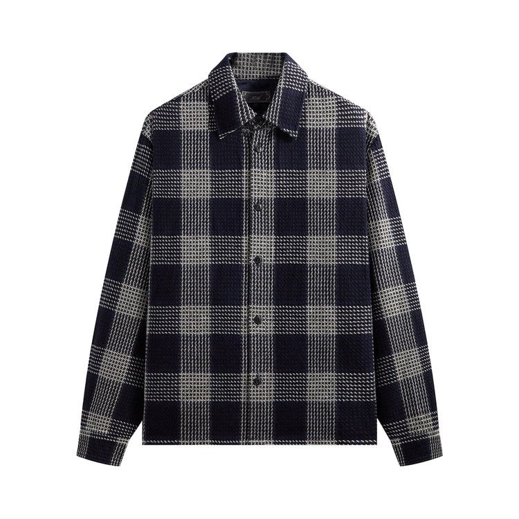 

Рубашка Kith Textured Plaid Deon Shirt, Nocturnal