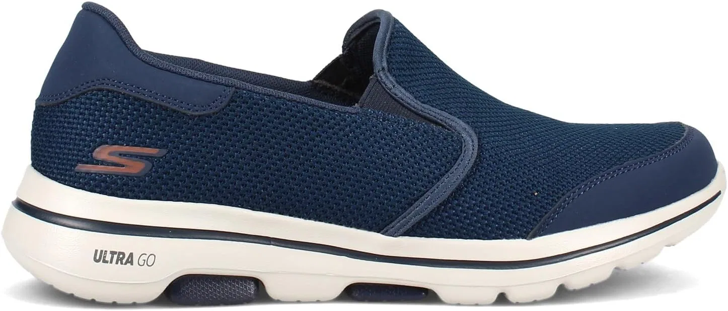Кроссовки Skechers Men's Go Walk 5 Apprize Slip On, 2-Navy 2 — фото 4