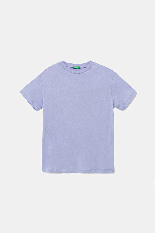 

Детская хлопковая футболка United Colors Of Benetton, фиолетовый