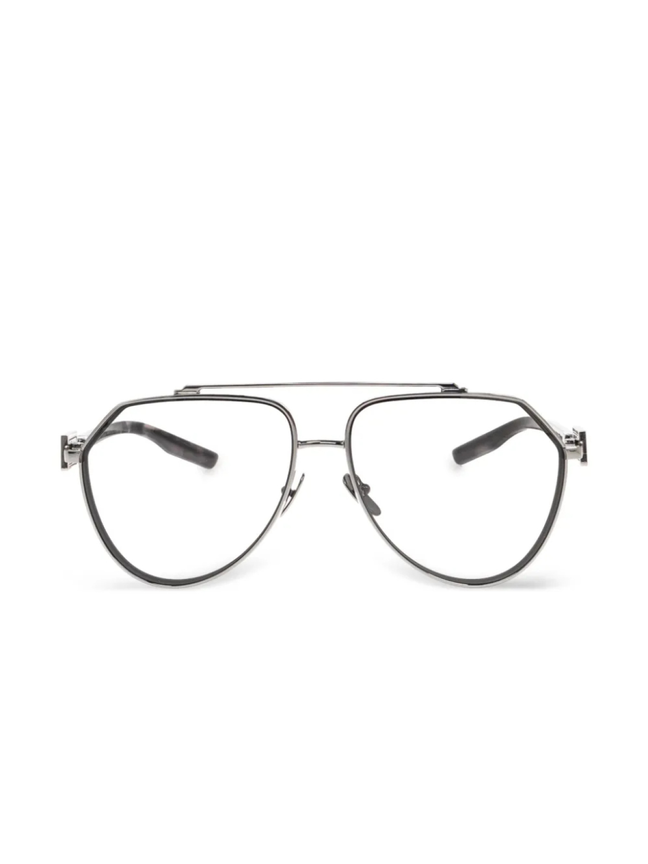 

Солнцезащитные очки с логотипом Dolce & Gabbana Eyewear, серебряный