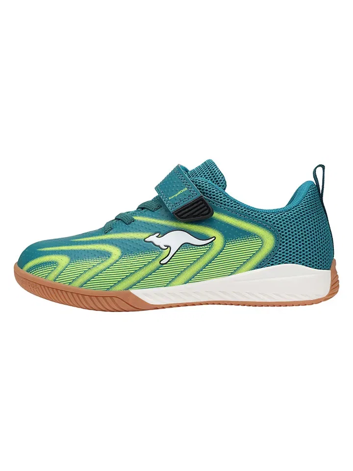 Спортивные кроссовки с вентиляцией Kangaroos бирюзовые — фото 2