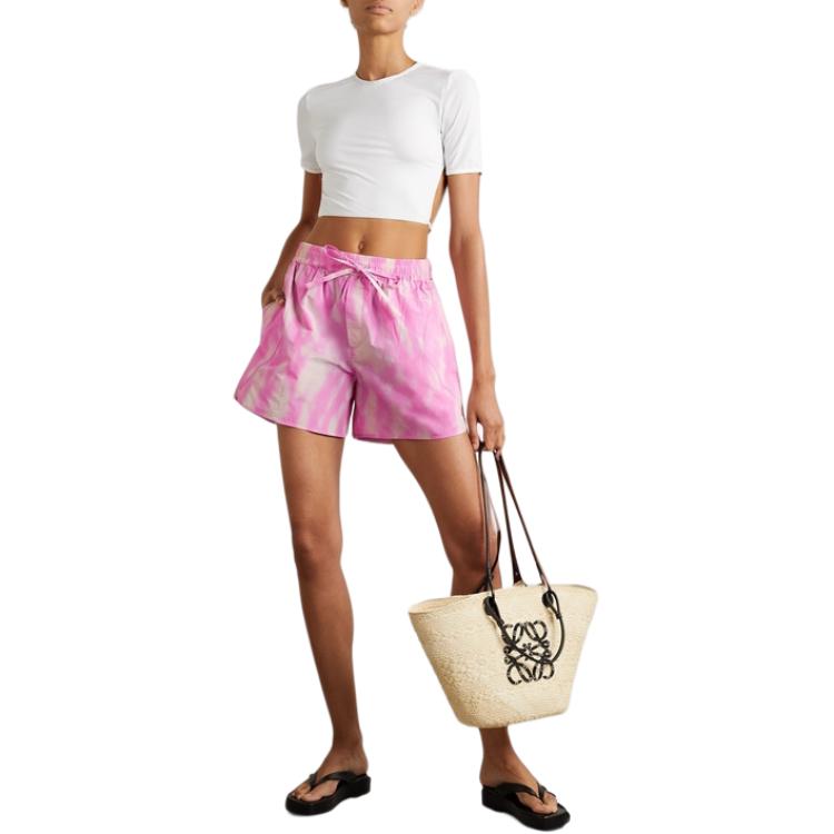 

GANNI Женские повседневные шорты розового цвета