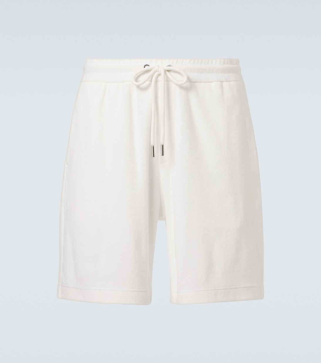 

Хлопковые махровые шорты Moncler, Silk White