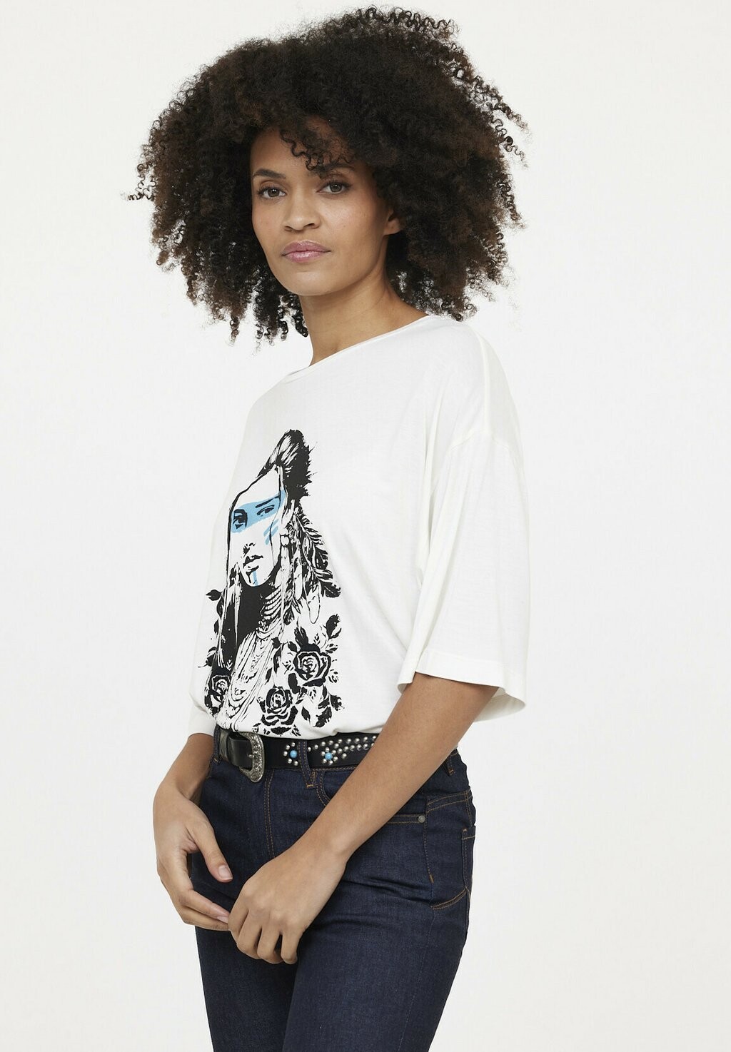 

Топ с длинными рукавами AMERA Lee Cooper, белый