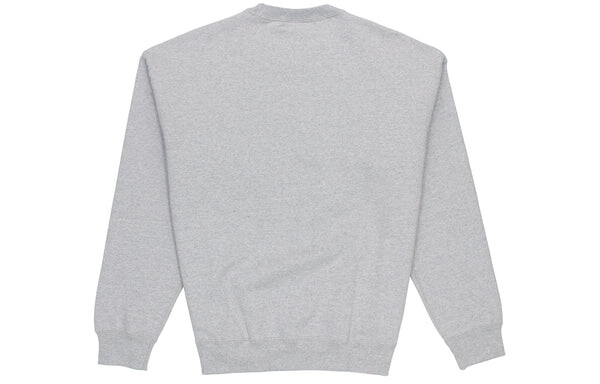 Толстовка lab fleece crew solid color plush stay warm sports round neck pullover gray dark gray Nike, серый — фото 2