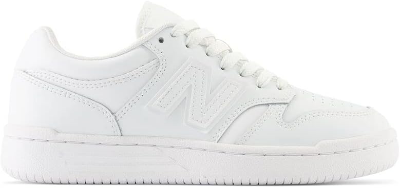 Детские кроссовки New Balance 480 V1 на шнуровке (унисекс), белый — фото 3