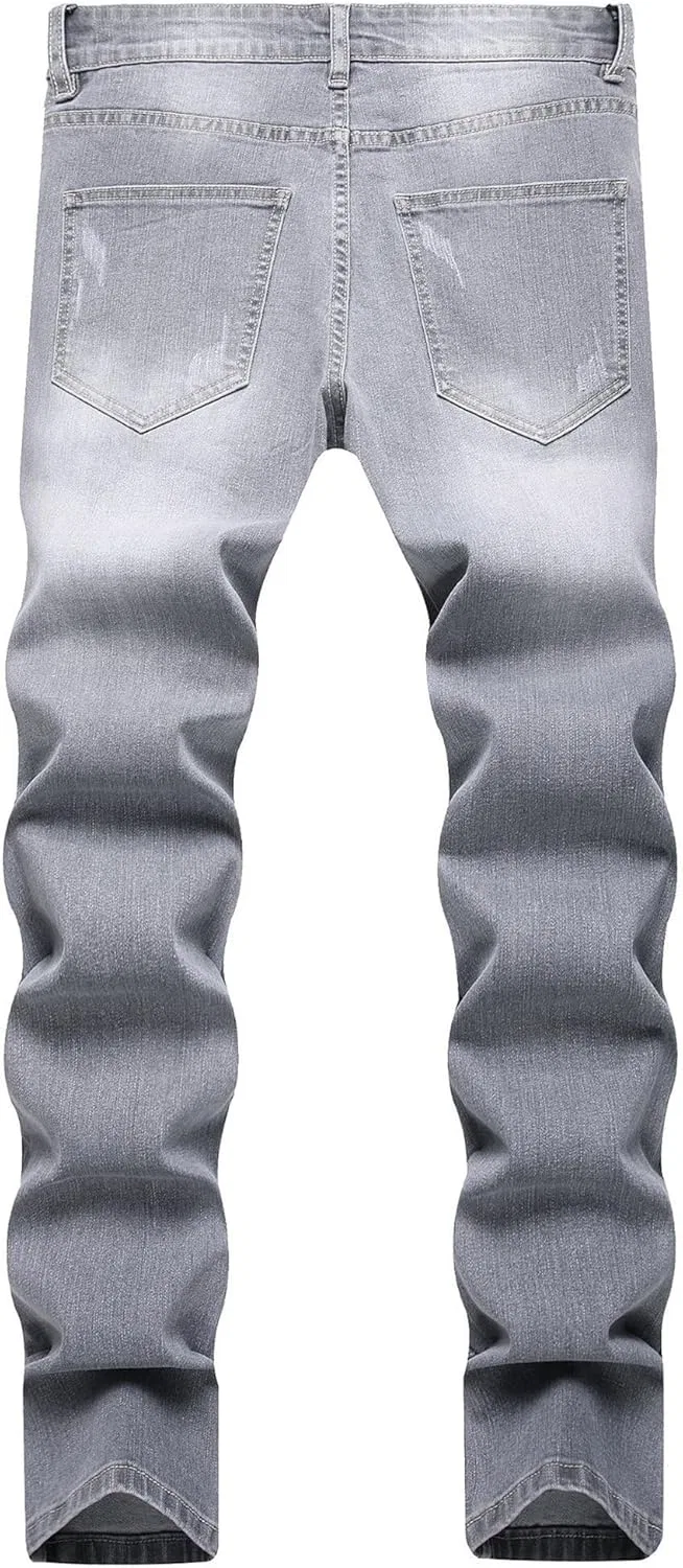 Джинсы, Slim Fit, Grey — фото 3
