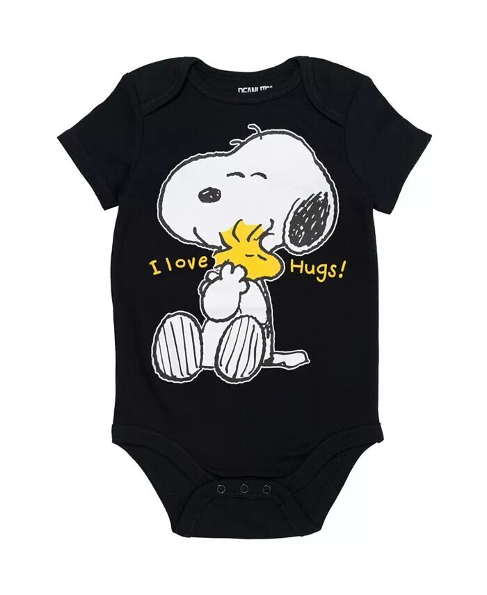 Комплект из 5 боди Snoopy Charlie Brown для маленьких мальчиков, разноцветный Peanuts, мультиколор — фото 2