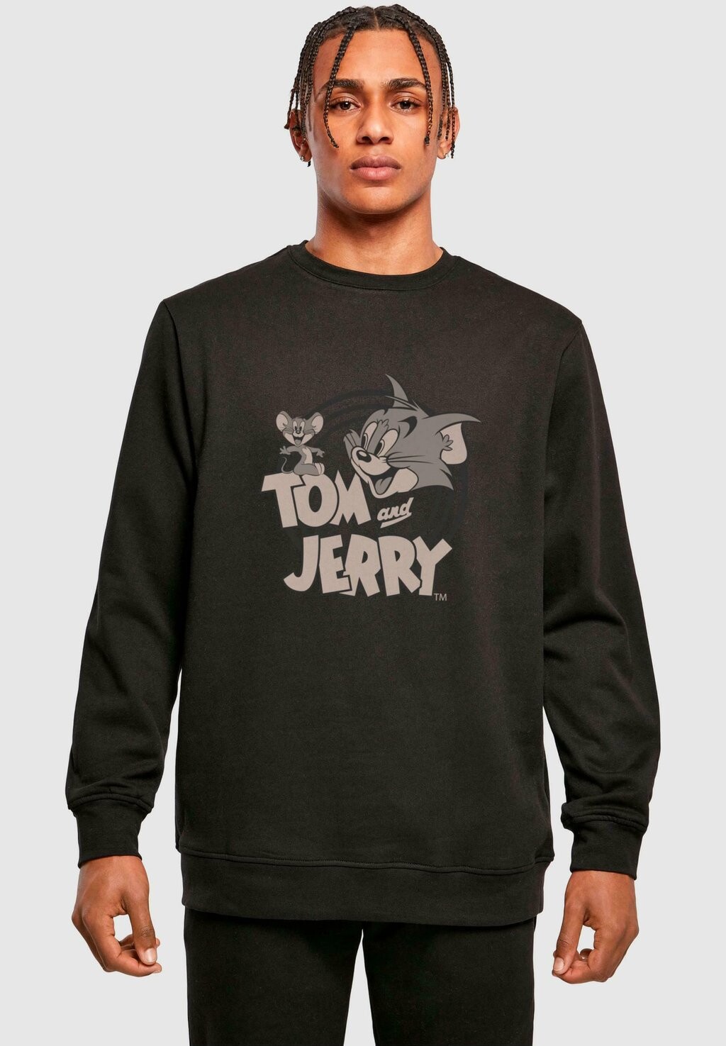 

Толстовка TOM AND JERRY CIRCLE CREWNECK ABSOLUTE CULT, черный