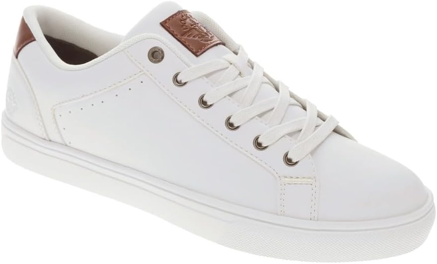 

Мужские кежуал кроссовки DOCKERS Jensen из синтетической кожи на шнуровке, белый