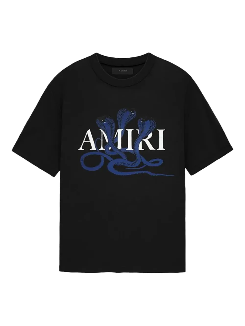 

Футболка с принтом логотипа Glitte Snake AMIRI, черный