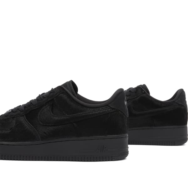 Air Force 1 '07, прическа "конский хвост" с кроссовками Nike, черный — фото 4