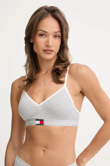 Бюстгальтер-Бралетт с бавовной Tommy Hilfiger, серый