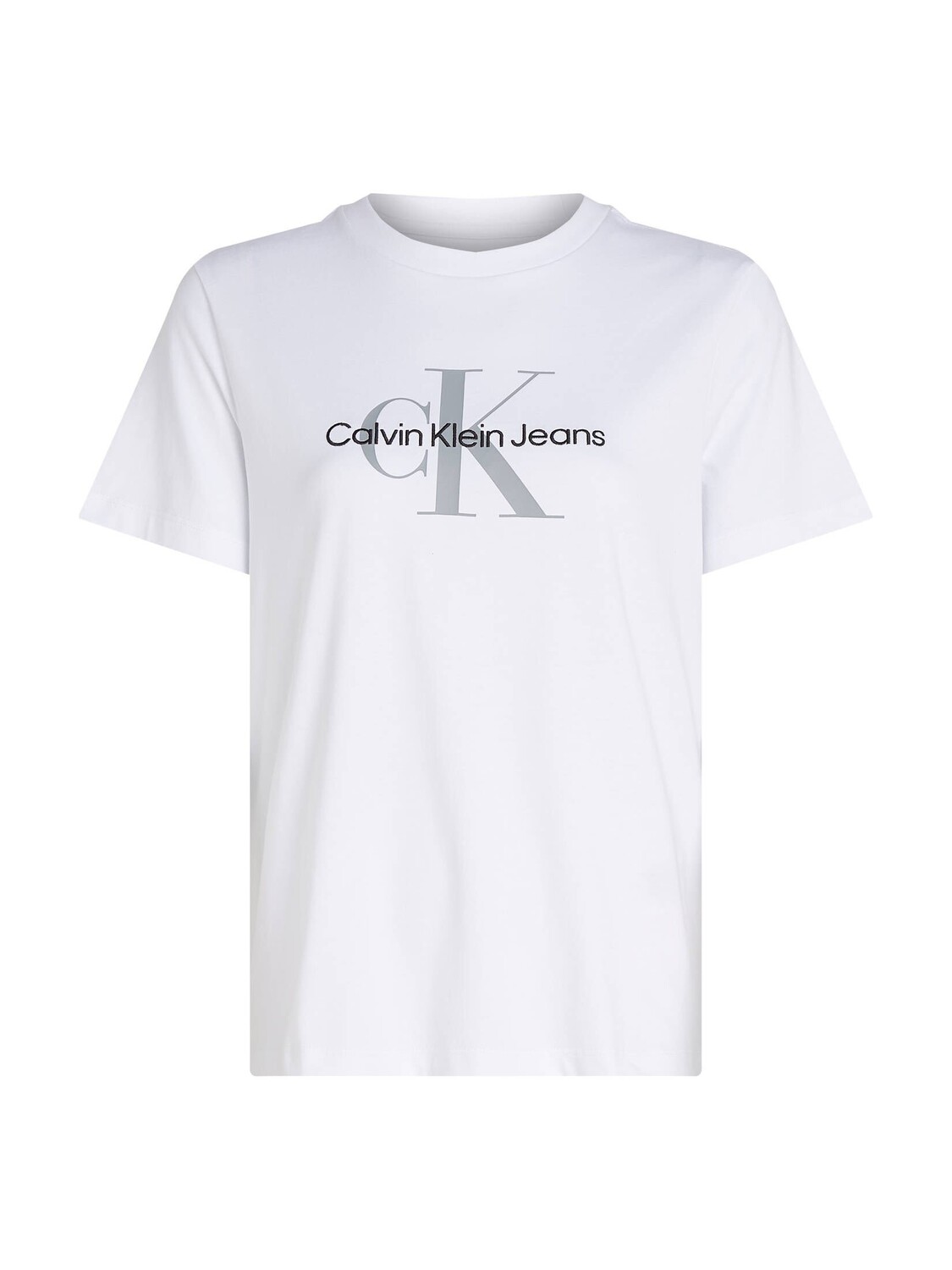 

Футболка с монограммой Calvin Klein, белый