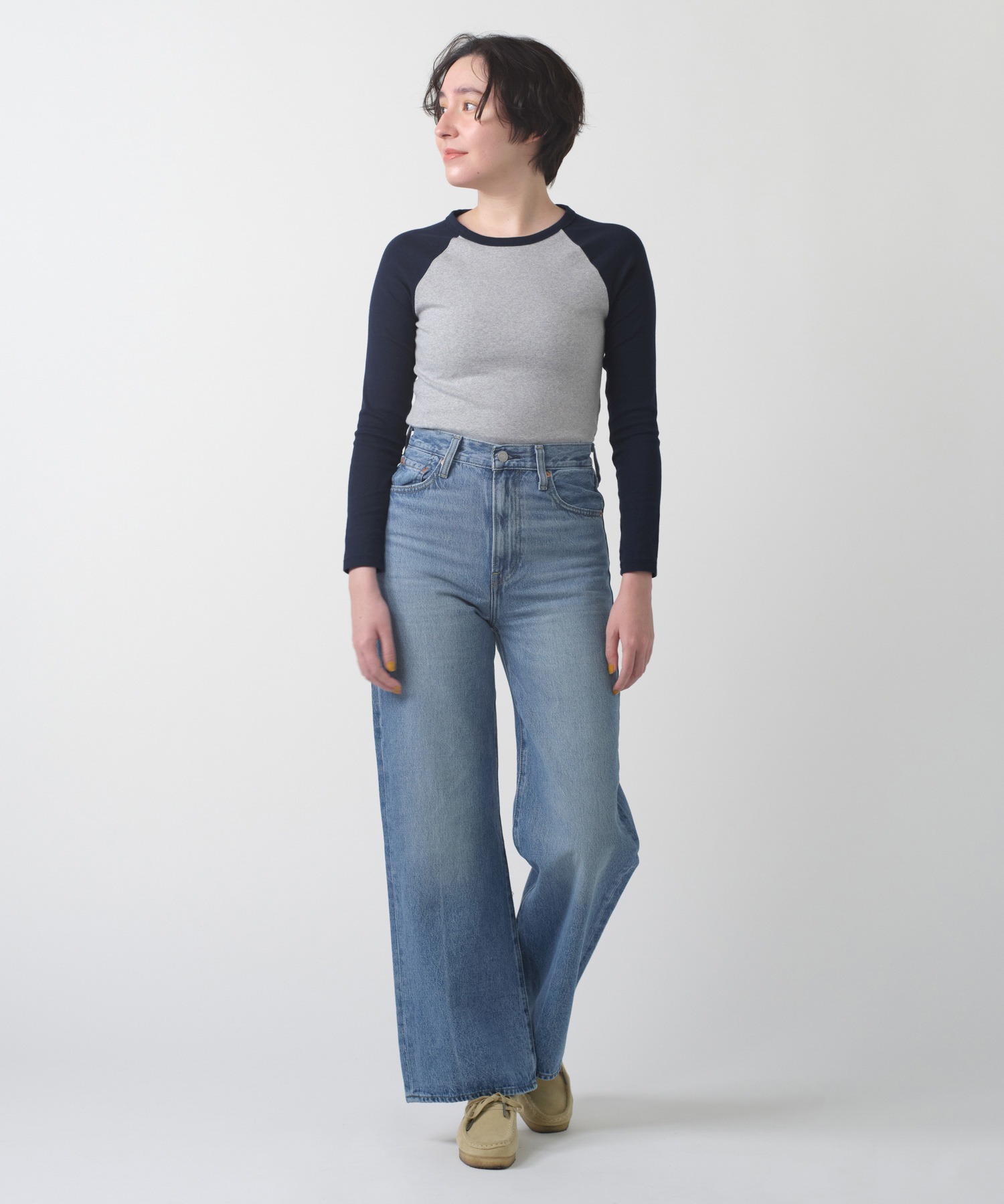 Джинсы Levi's RIBCAGE WIDE LEG — фото 4