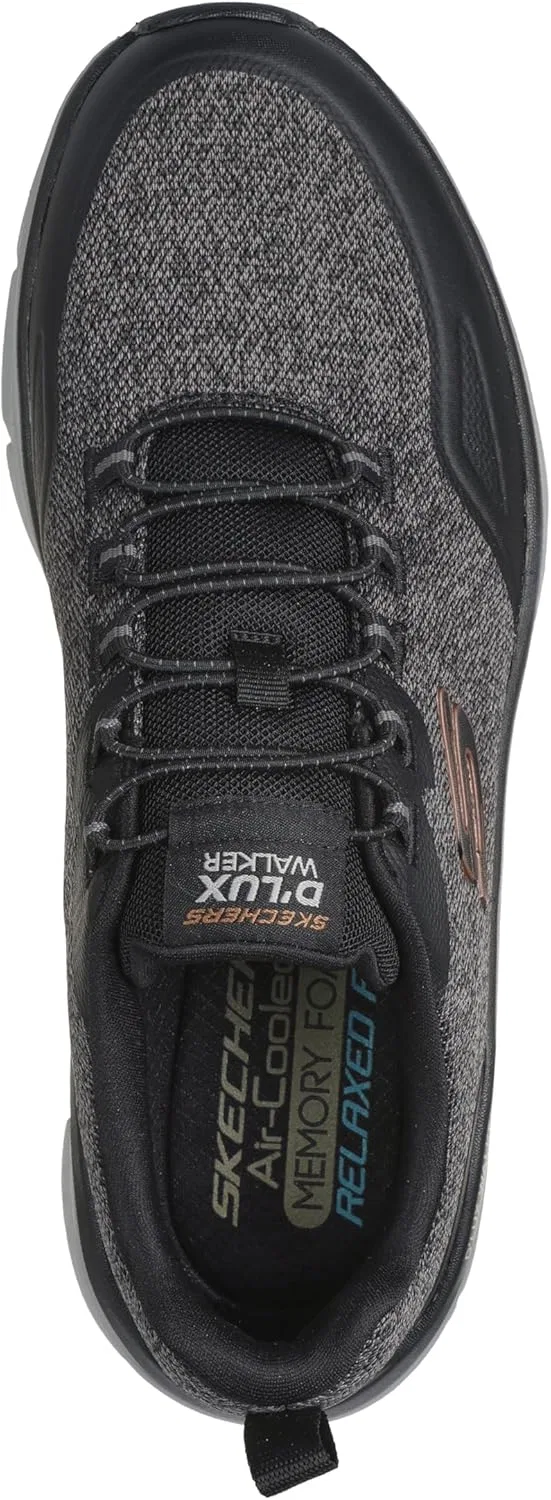 Кроссовки Skechers D'lux Walker 2.0 Steadyway для мужчин, черный/угольный — фото 3