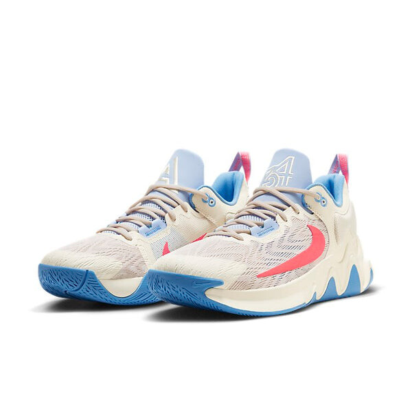 Кроссовки Nike Giannis Immortality 2 'University Blue', цвет coconut milk/university blue/light orewood brown/hot punch — фото 2
