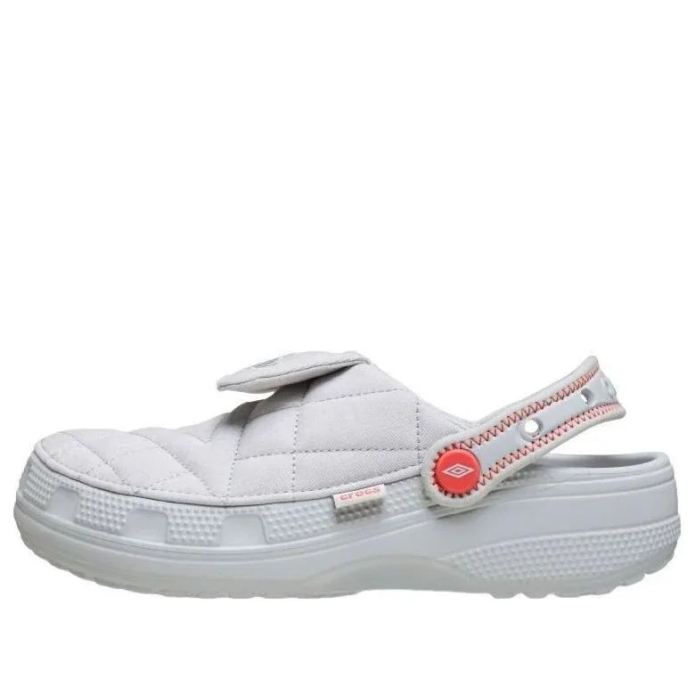 Сабо Crocs x Umbro Classic Clog Bone 'Atmosphere' 213398-1FT, серый