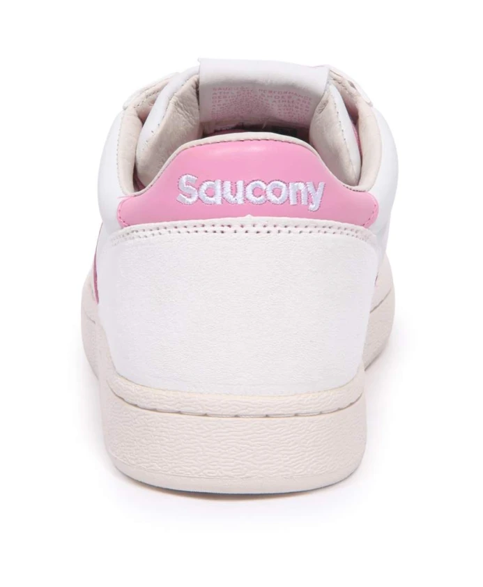 Джазовые туфли-лодочки бело-розового цвета Saucony, белый — фото 4