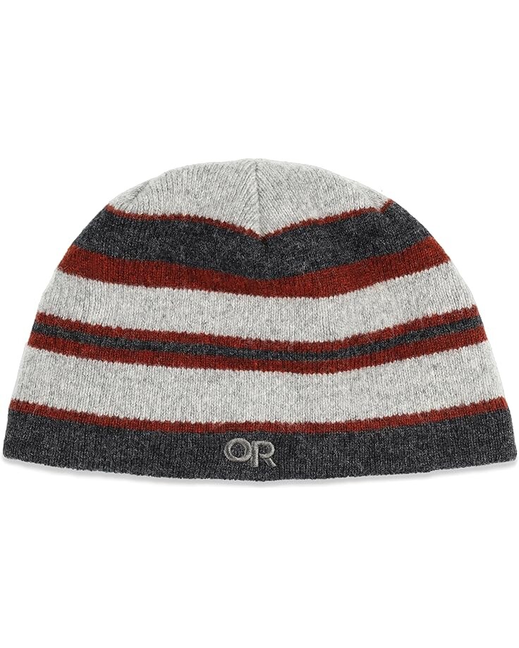 

Шапка Unisex Outdoor Research Spitsbergen Beanie, цвет Light Pewter/Brick