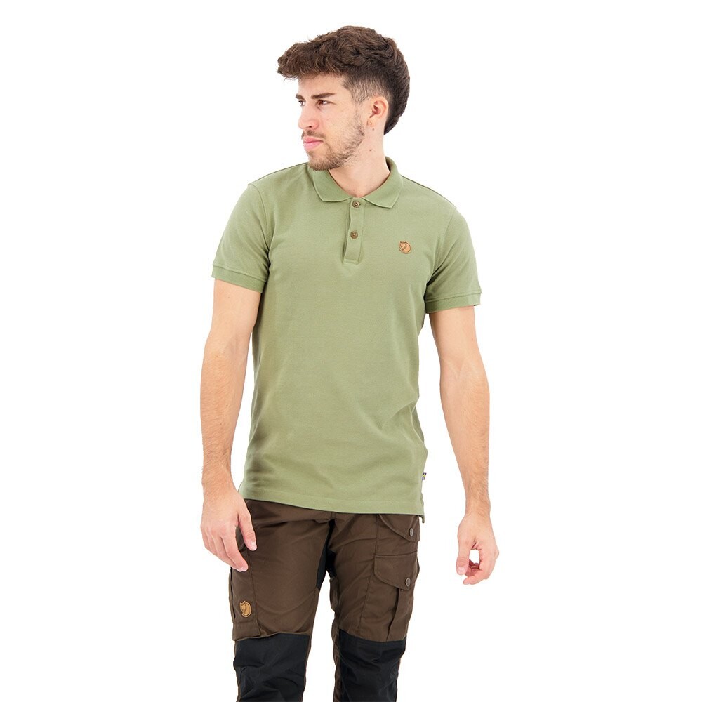 

Поло Fjällräven Övik Short, зеленый