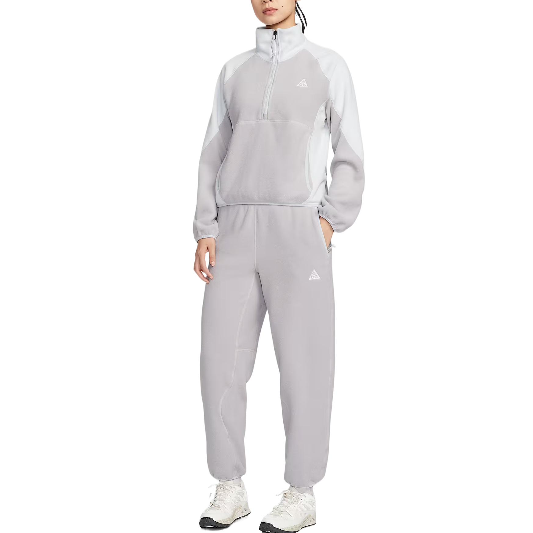 Женские повседневные брюки ACG Wolf Tree Nike, university серый/mist серый/peak белый — фото 4