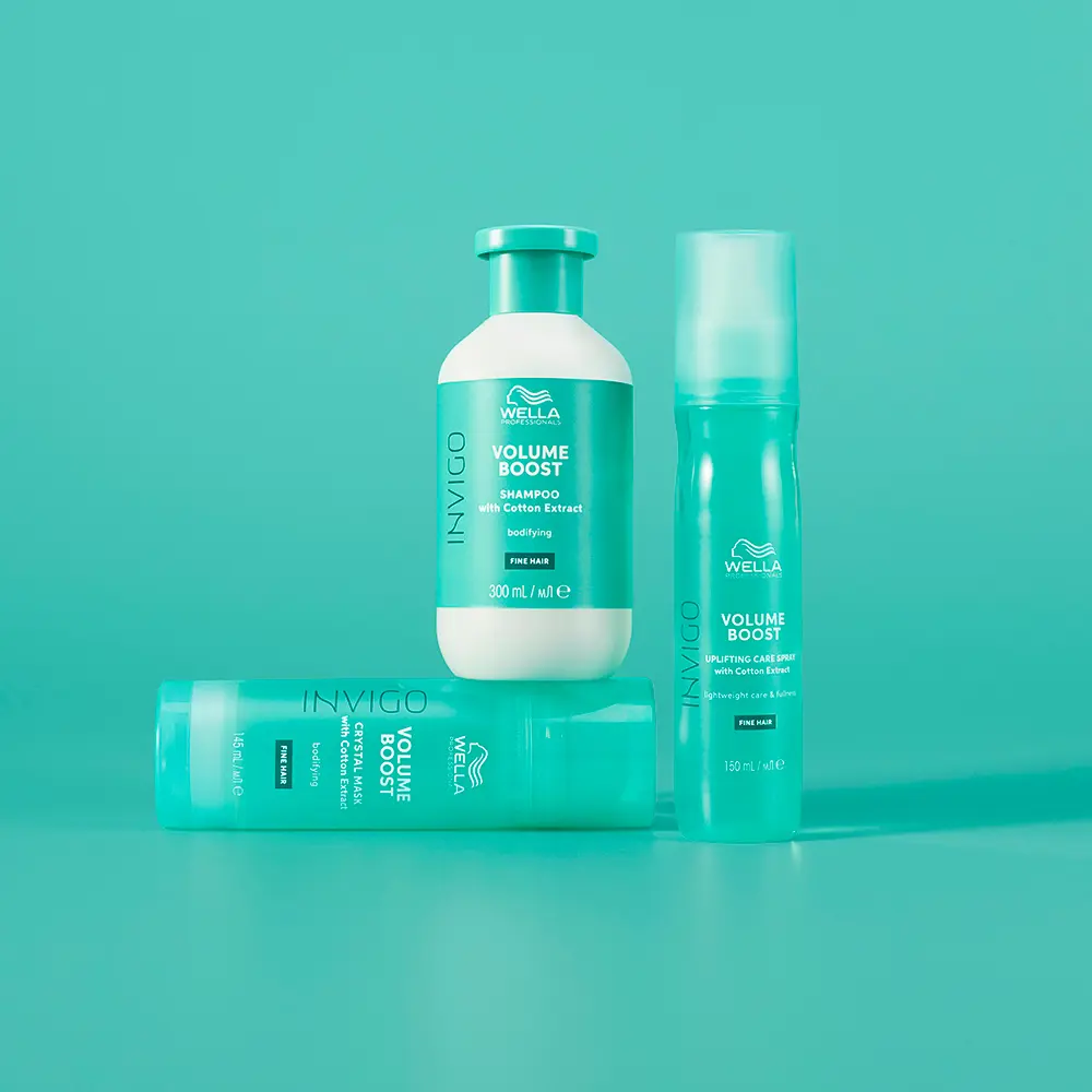 Спрей для волос Invigo volume boost spray de cuidado para cabellos sin volumen Wella Professionals, 150 мл. — фото 4