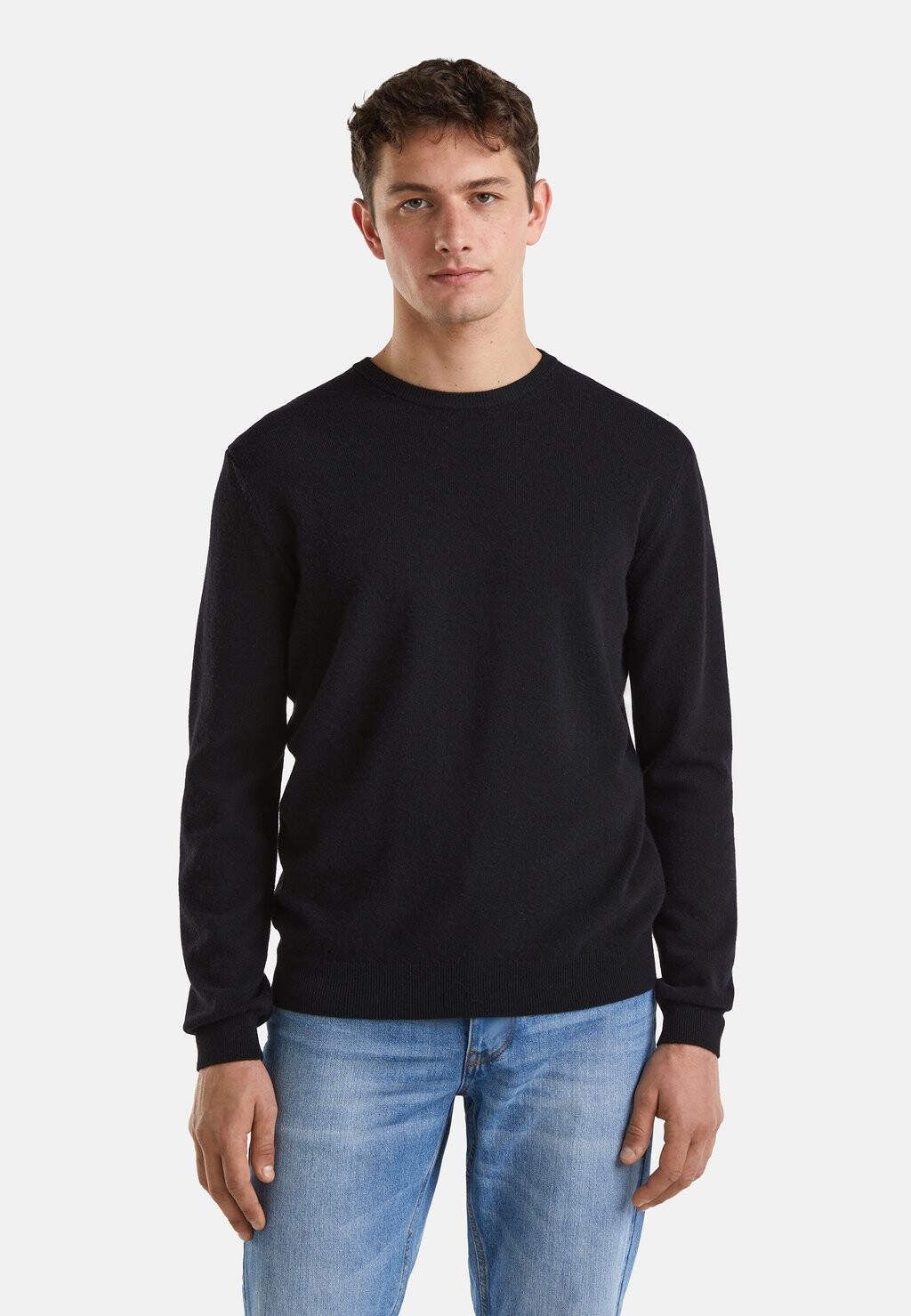 

Свитер Crew Neck In Pure United Colors of Benetton, черный