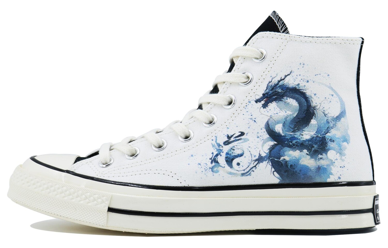 

1970-е годы. Кеды унисекс с высоким берцем, синие/черные. Converse