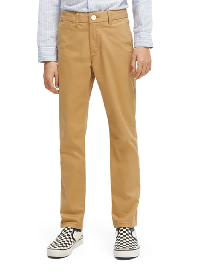 

Тканевые брюки Scotch & Soda, бежевый