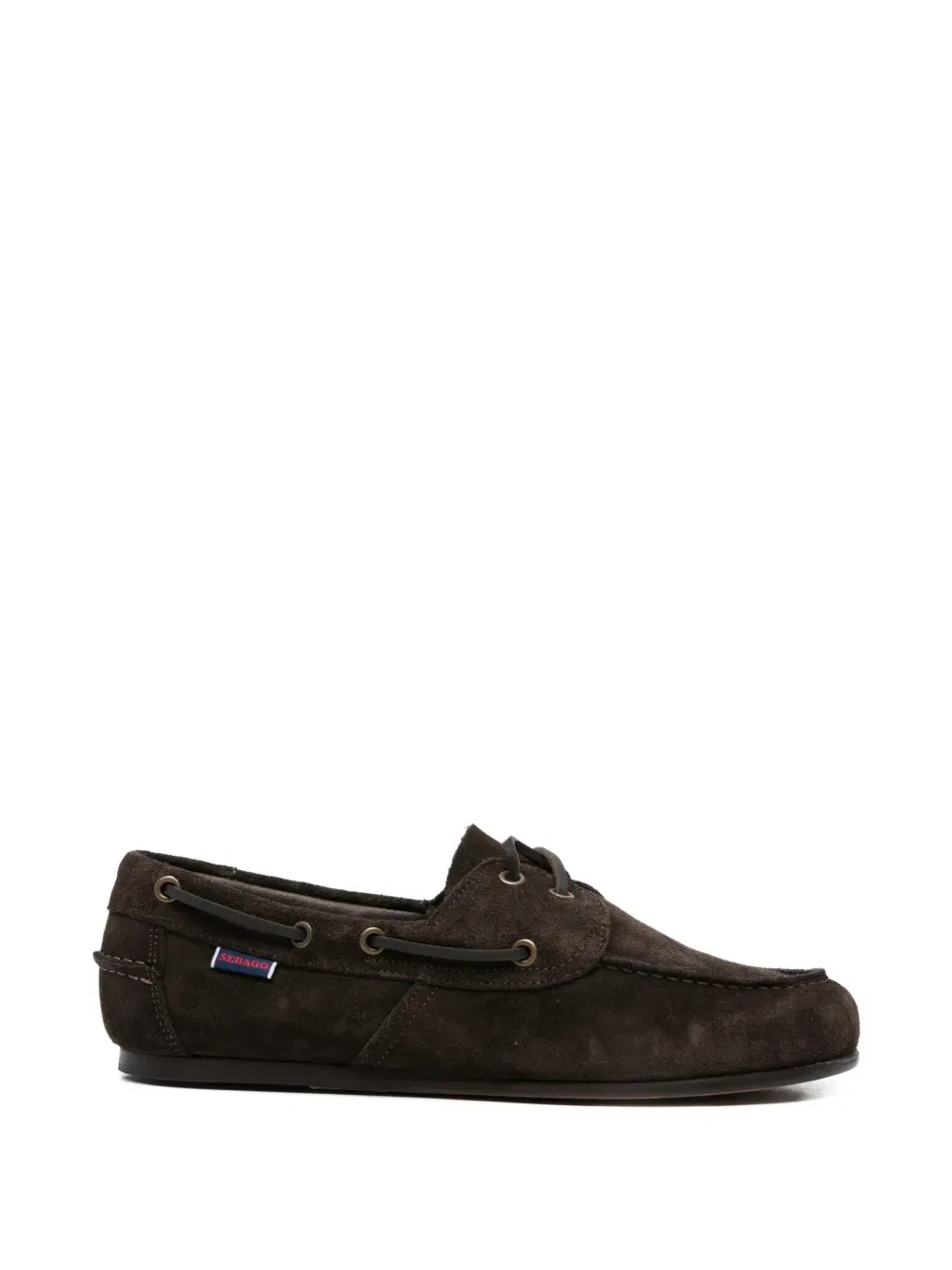 Кожаные кроссовки на шнуровке Sebago, коричневый