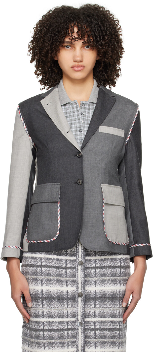 

Серый пиджак Funmix Thom Browne