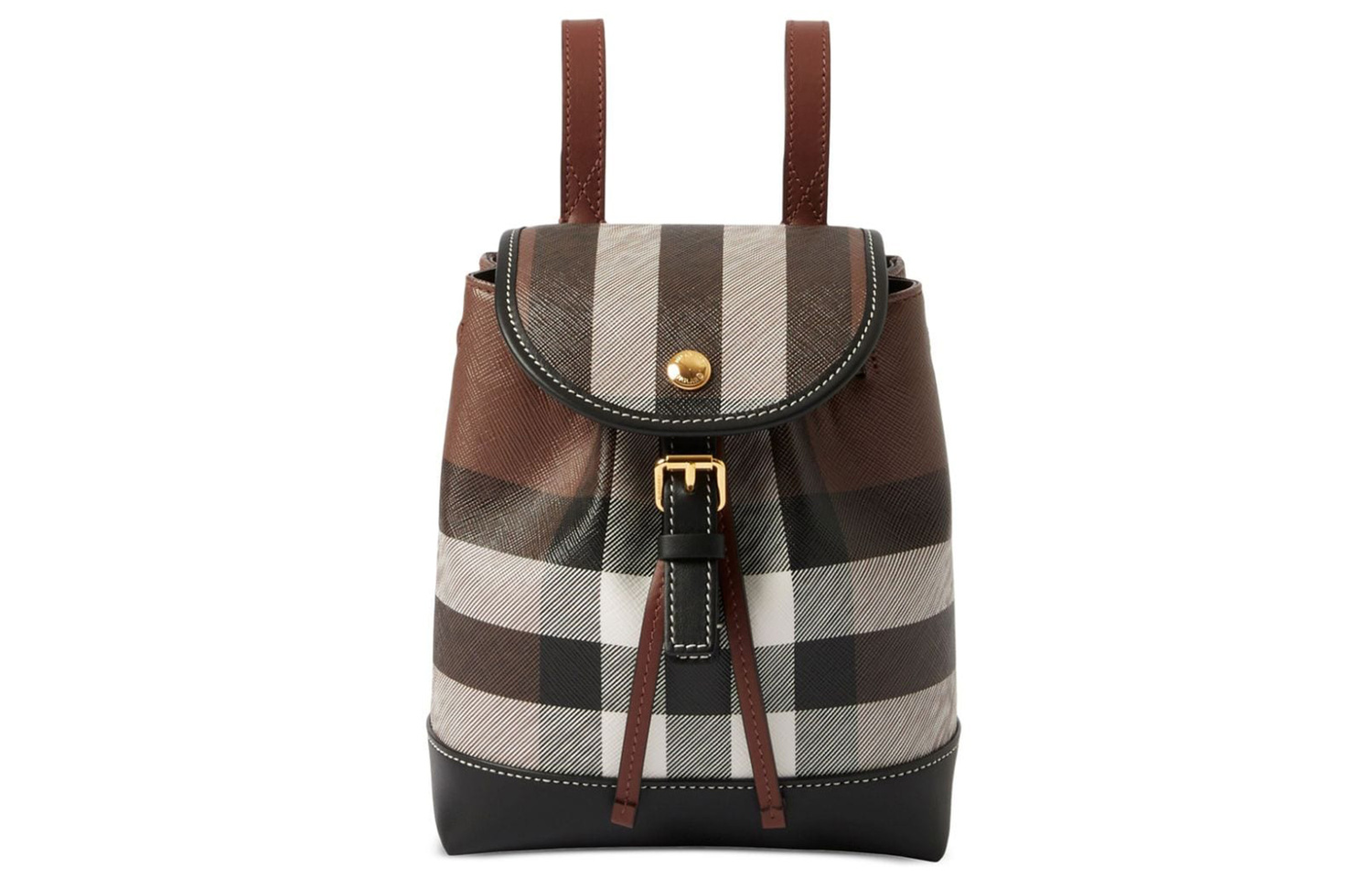 

Мини-рюкзак из полиуретана женский коричневый и разноцветный Burberry