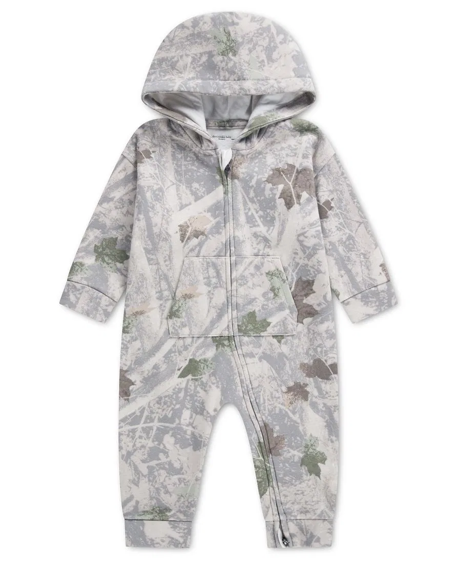 Детский комбинезон с принтом для мальчиков Abercrombie Kids, зеленый