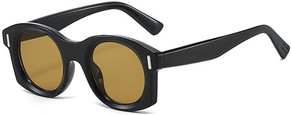 

Популярные модные квадратные солнцезащитные очки для женщин, градиентные зеркальные очки с защитой от УФ-излучения UV400, ретро-очки с заклепками, мужские солнцезащитные очки в стиле панк SKFGNX, Black Tea