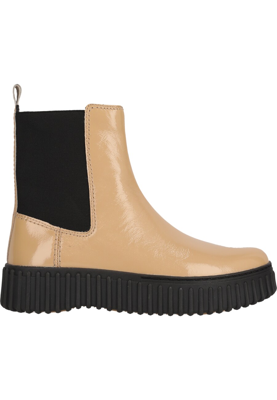 Ботинки женские CLARKS Torhill Maple из гладкой кожи, бежевый — фото 4