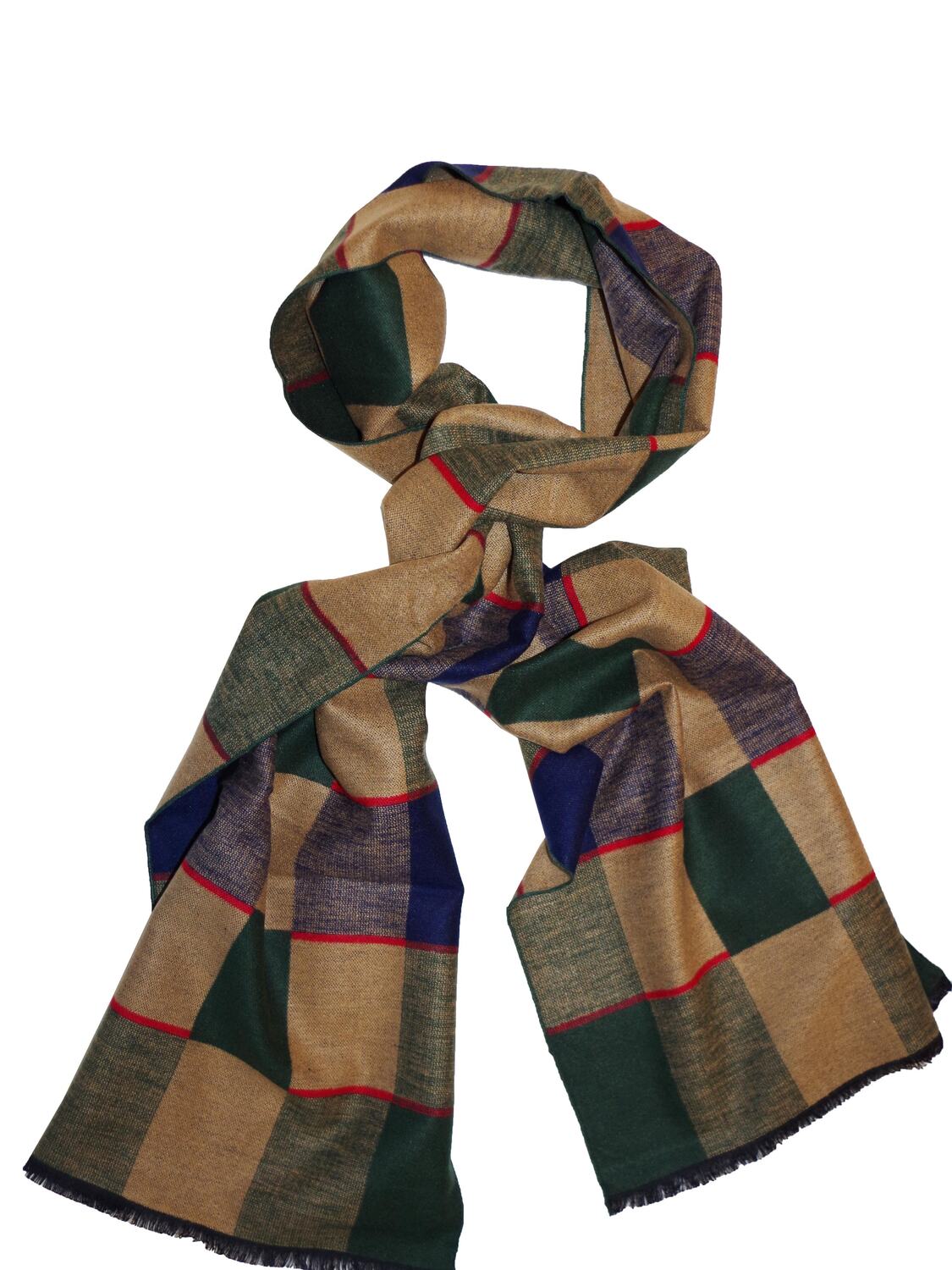 

Posh Gear Шарф 'Rettangolo' в темно-бежевом цвете