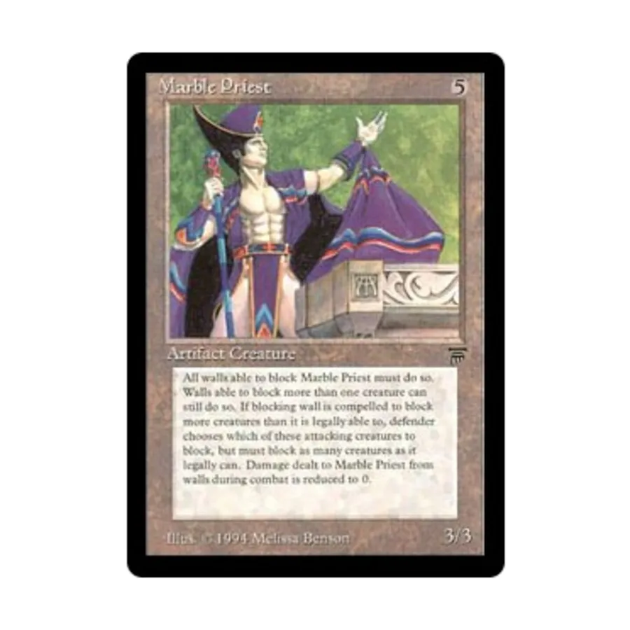 

CCG Мраморный священник (итальянский) (U), MTG - Foreign - Legends (Italian)