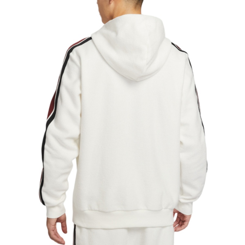 Толстовка LeBron Standard Issue мужская Therma FIT баскетбольная Nike, белый/красный — фото 3
