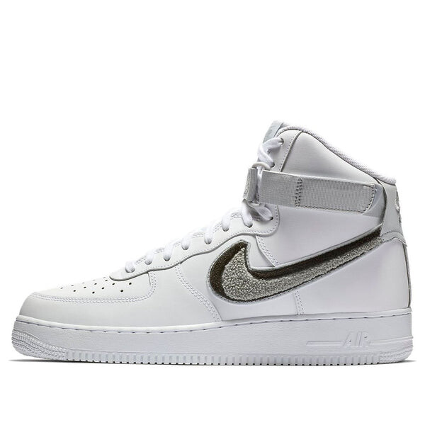 

Кроссовки air force 1 high '07 lv8 'chenille swoosh white' Nike, белый