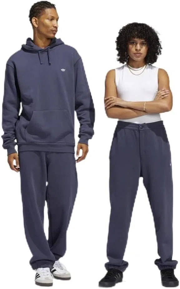 Унисекс брюки Adidas Heavyweight Shmoofoil, цвет Shadow Navy/Cream White