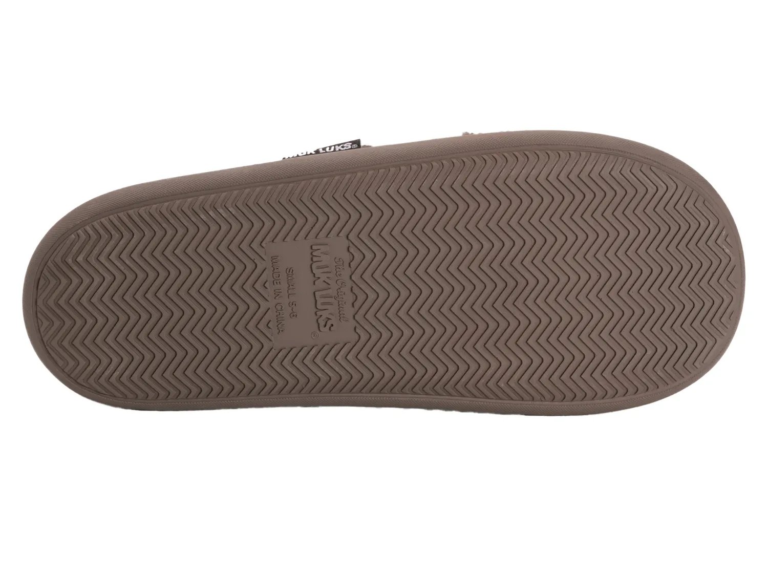 Тапочки MUK LUKS Joss Scuff Slipper - Women's, серо-коричневый — фото 3