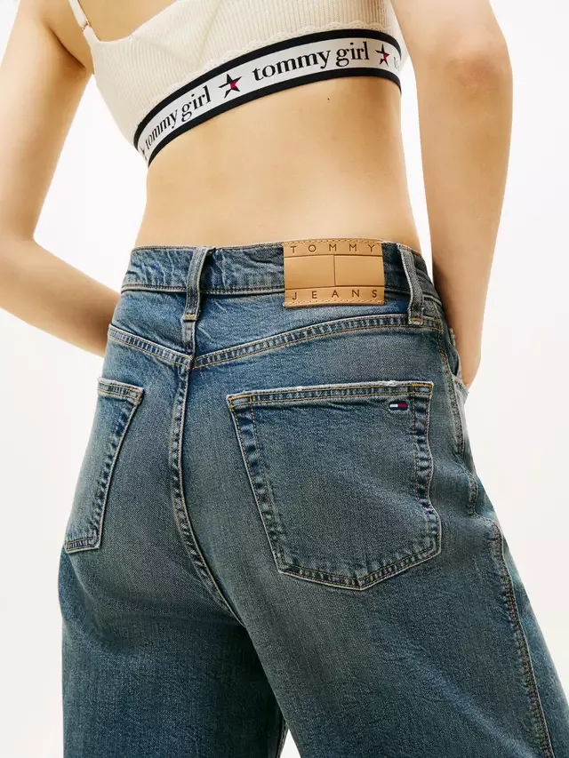 Джинсы Tommy Jeans Claire Wide Leg, темно-синие Tommy Hilfiger — фото 3