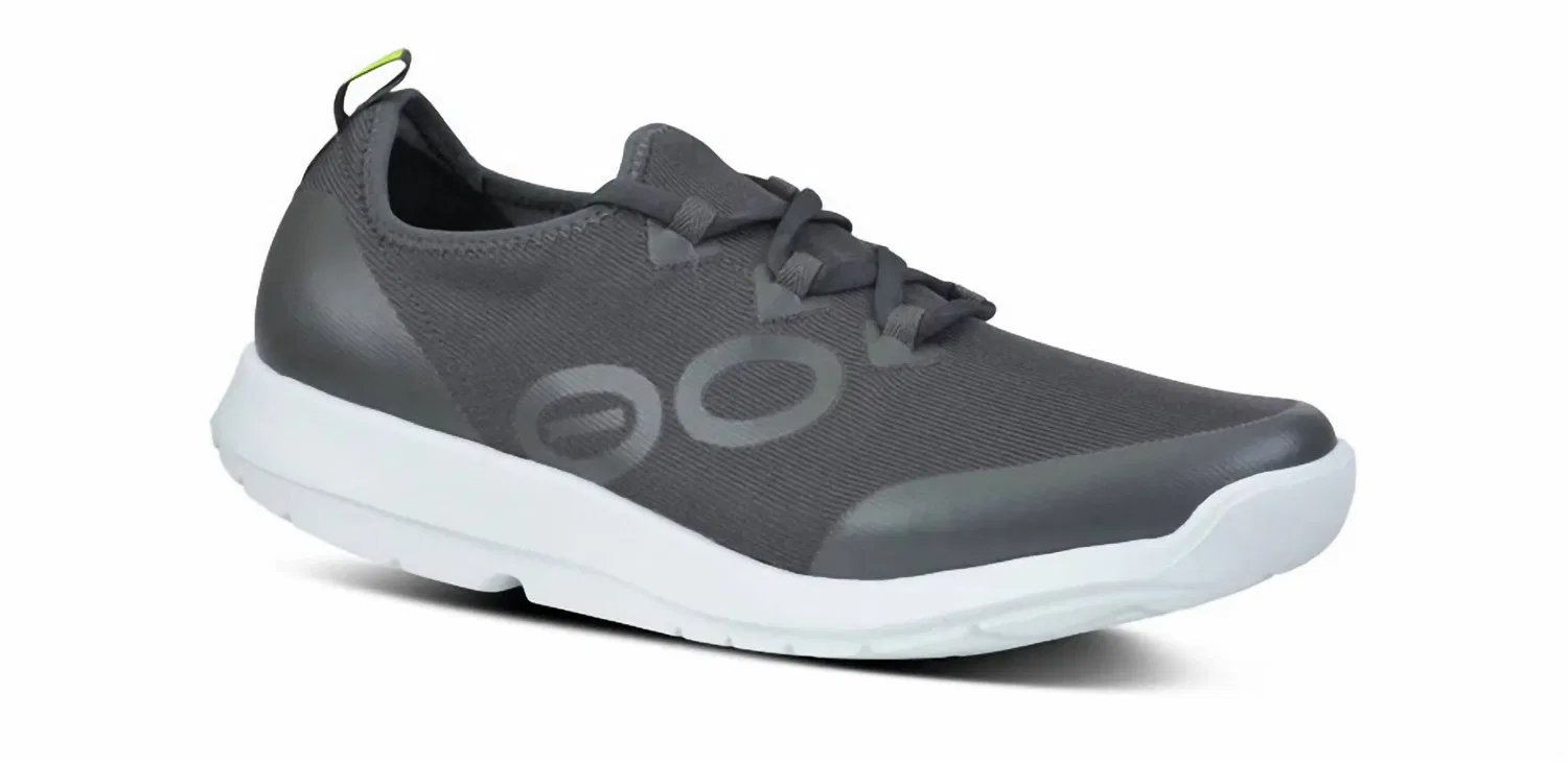 OOFOS Men's Oomg Sport Lace Slip-On In Volcanic Ash