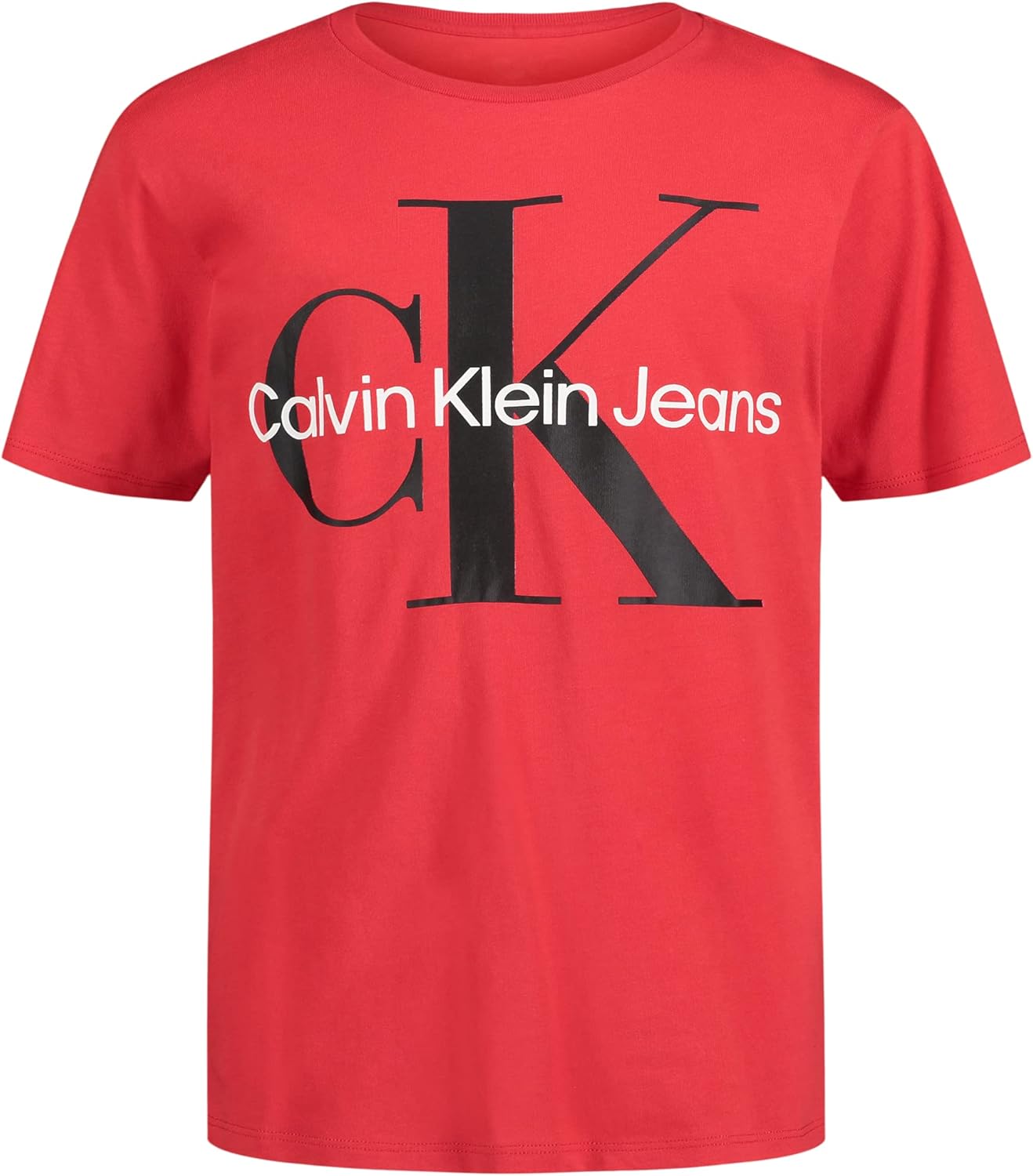 

Футболка Calvin Klein Boys с коротким рукавом и круглым вырезом, мягкая, удобная, свободного кроя., Classic Mono Racing Red, Красный, Футболка Calvin Klein Boys с коротким рукавом и круглым вырезом, мягкая, удобная, свободного кроя., Classic Mono Racing R