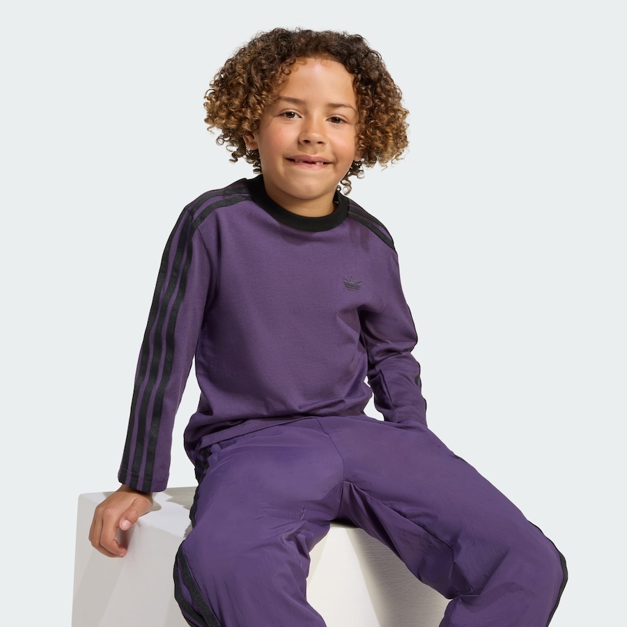 Спортивный костюм ADIDAS ORIGINALS, баклажановый — фото 4