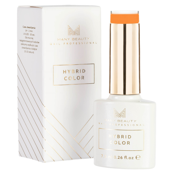 

Гибридный лак для ногтей 801 тыквенный, 7,5 мл Many Beauty Nail professional hybrid color uv, цвет 801 - pumpkin